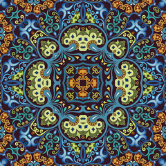 Vector ethnic nature ornamental background