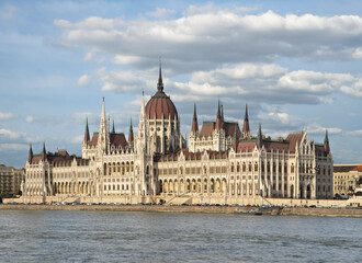 Fototapeta premium Hungarian parliament building in Budapest. Hungary