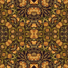 Vector ethnic nature ornamental background