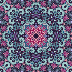 Vector ethnic nature ornamental background