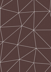 Fototapeta na wymiar Apricot Blush color Abstract color Low-Polygones Generative Art background illustration
