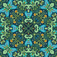 Vector ethnic nature ornamental background