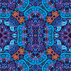 Vector ethnic nature ornamental background