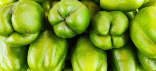 fresh capsicum or shimla mirch