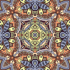 Vector ethnic nature ornamental background