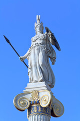  Athena statue in Athens, Greece 