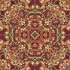 Vector ethnic nature ornamental background