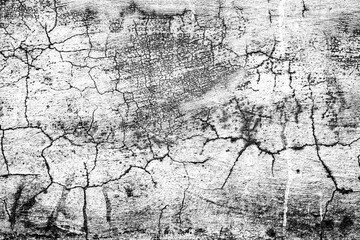 Texture of a concrete wall with cracks and scratches which can be used as a background