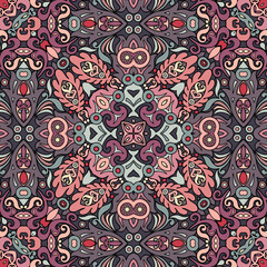 Vector ethnic nature ornamental background