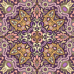 Vector ethnic nature ornamental background