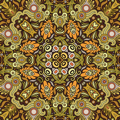 Vector ethnic nature ornamental background
