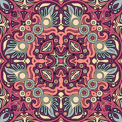 Vector ethnic nature ornamental background