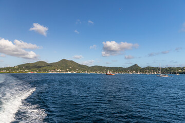 Tyrell bay view in Carriacou, Grenada