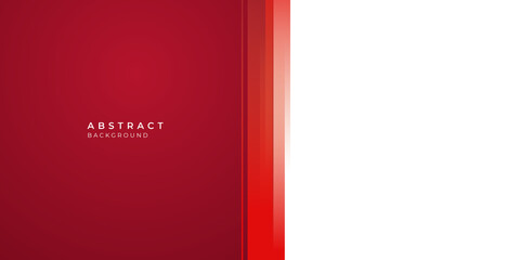 Modern red gradient on white background. Vector illustration for modern keynote presentation background, brochure design, website slider, landing page, annual report, company profile