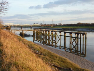 Golden hour on the River Dee