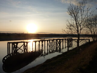 Dee estuary, flintshire