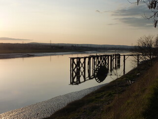 River Dee at sunset