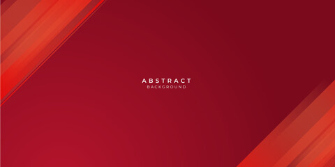 Abstract red square shape with futuristic corporate concept background