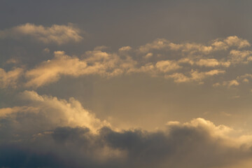 Fototapeta na wymiar Sky. Delicate clouds. Natural background.