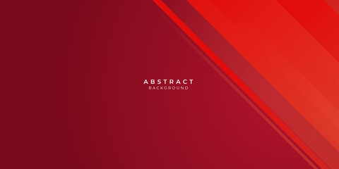 Abstract red square shape with futuristic corporate concept background