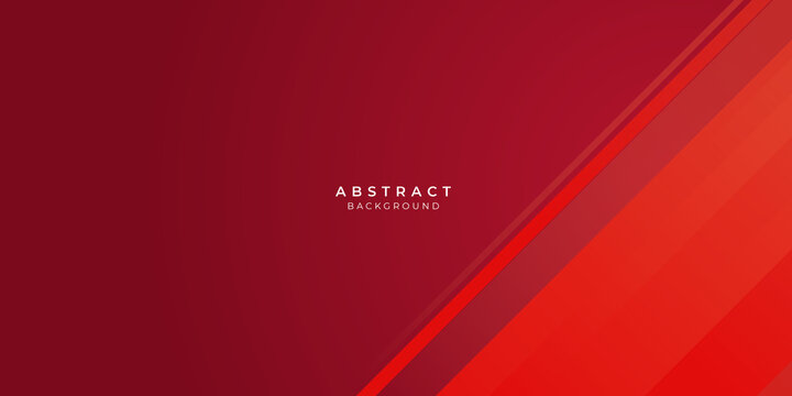 Abstract Red Square Shape With Futuristic Corporate Concept Background