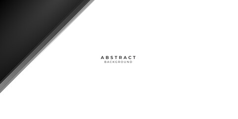 Modern black white abstract presentation background. Vector illustration design for presentation, banner, cover, web, flyer, card, poster, wallpaper, texture, slide, magazine, and powerpoint.