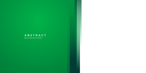 Modern simple flat shiny green white presentation background for business and social media post stories design templates
