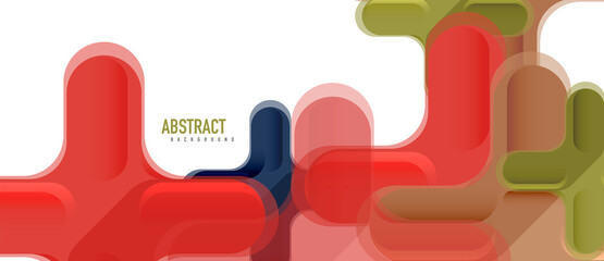 Glossy multicolored plastic style cross composition, x shape design, techno geometric modern abstract background. Trendy abstract layout template
