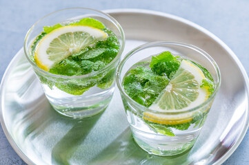 ハーブウォーター　レモン　ミント