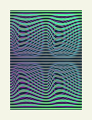 Design abstrack of Wave lines with soft blue and violet gradient vector Illustration