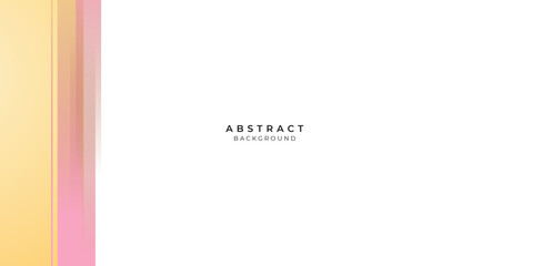 Simple modern white pink gold presentation background with white blank copy space