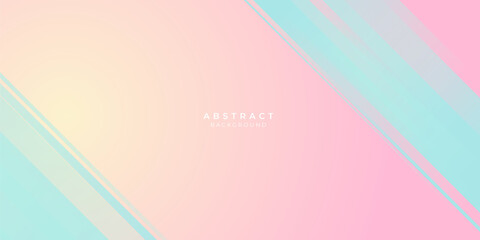 Soft blue green pink yellow abstract presentation background for presentation and social media post stories design templates