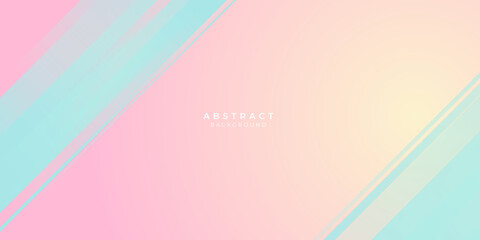 Soft blue green pink yellow abstract presentation background for presentation and social media post stories design templates