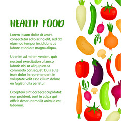 Healthy food mockup banner, kitchen and restaurant template