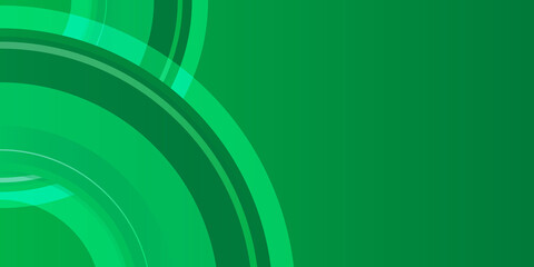 Abstract modern green circle lines background vector illustration