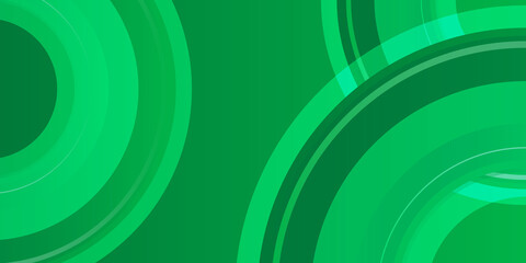 Abstract modern green circle lines background vector illustration