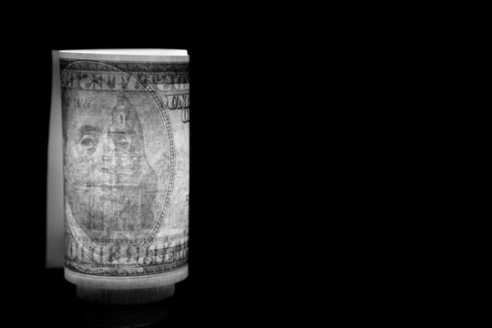 image of money dark background 