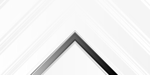 Modern abstract black white presentation background with arrow stripes