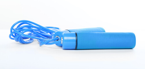 Jump ropes made of isolated on white background
