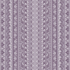 Abstract ethnic floral pattern, vector background