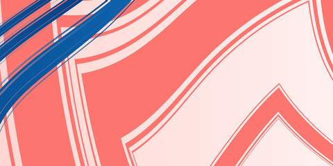 Modern abstract red blue white presentation background with curve wave lines texture pattern