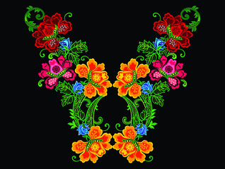 beautiful folk art, floral decoration
beautiful flower illustration
