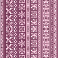 Abstract ethnic stripe pattern, vector background