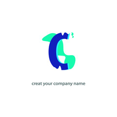 elegant simple logo of company