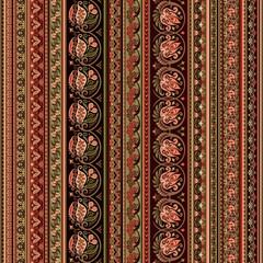 Abstract ethnic stripe pattern, vector background