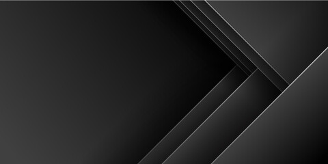Modern abstract arrow black 3d overlap layers presentation background for social media post stories and business