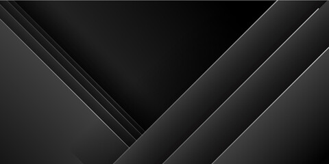 Modern abstract arrow black 3d overlap layers presentation background for social media post stories and business
