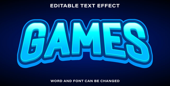 Text effect games