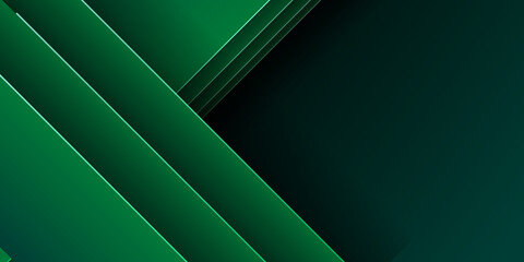 Black and green abstract background with diagonal lines, vector illustration