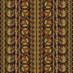 Abstract ethnic stripe pattern, vector background